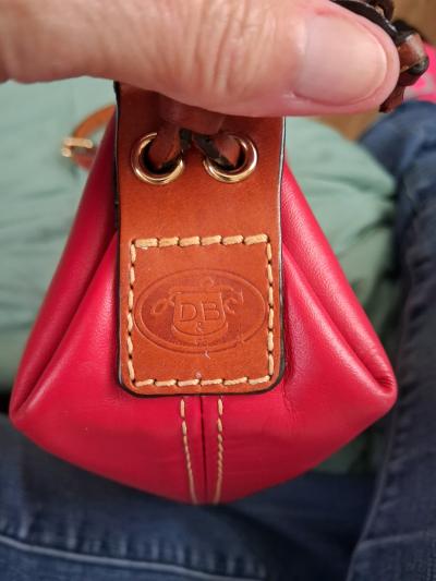Dooney and Bourke Red Leather shoulder bag - Thumbnail 5