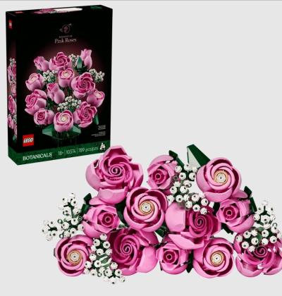 lego pink roses