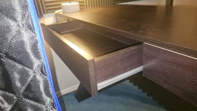 Dark walnut office desk - Thumbnail 3
