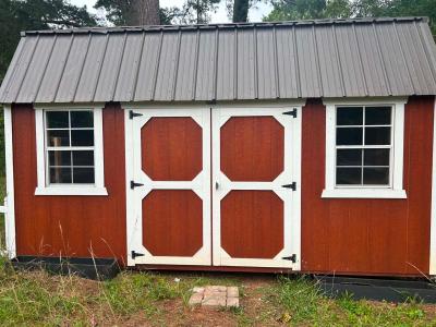 wooded storage shed