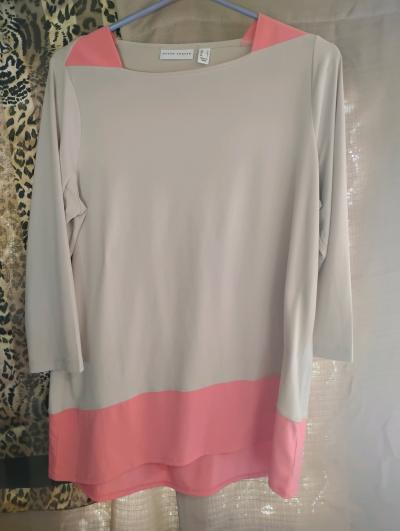 A ATan and Pink Womens Top