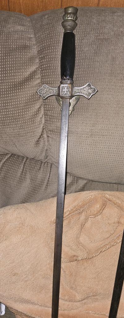 masonic Knights Templar sword and scabbard - Thumbnail 5