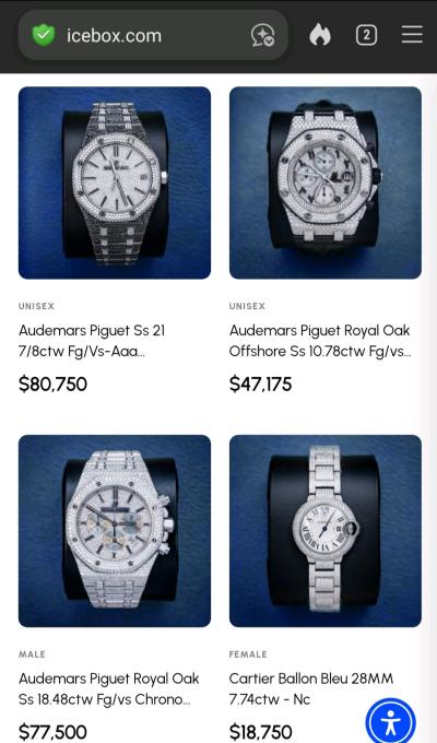 ICEBOX Diamond Watch - Thumbnail 3