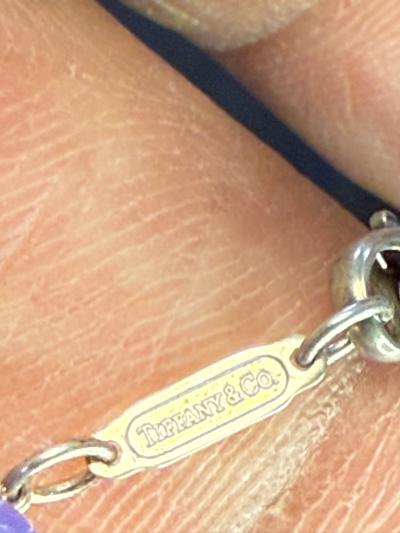 Tiffany Sterling Silver Padlock Pendant Necklace with COA - Thumbnail 5