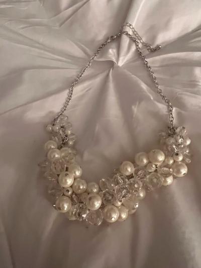 fashion pearl necklace like new - Thumbnail 2