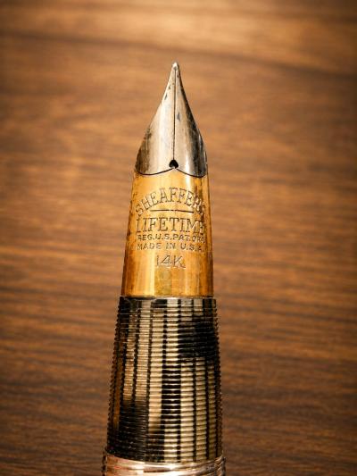 Vintage Sheaffer Lifetime Fountain Pen Mechanical Pencil Set - Thumbnail 2