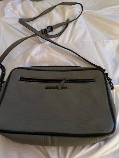 Gray MK handbag good condition - Thumbnail 2