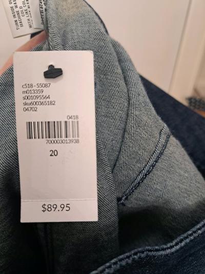 Lane Bryant New Super Stretch Denim Skinny Jeans - Thumbnail 8