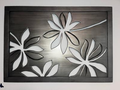 Tropical Botanical Floral Cutout Wall Art - Thumbnail 3