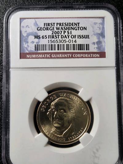 2007 George Washington Presidential Graded Coin