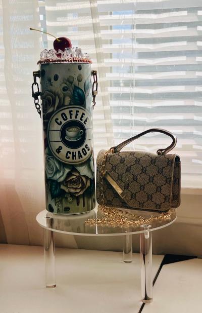 Mini crossbody bag and Tumbler Set