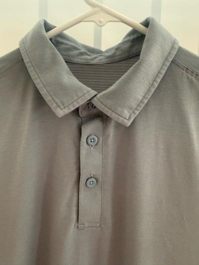 lululemon mens grey polo - Thumbnail 3