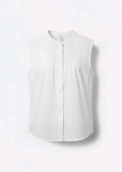 Old Navy Womens Sleeveless ButtonFront Blouse  Medium  White - Thumbnail 2