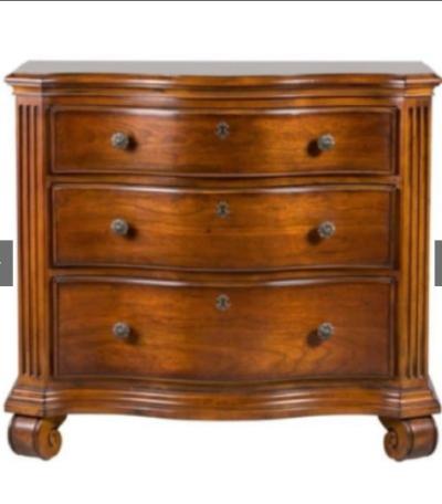 ETHAN ALLEN Tuscany Collection Cherry ThreeDrawer Nightstand