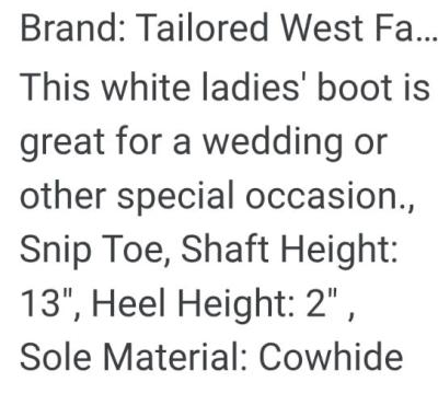 size10 brand new women cowgirl boots text 4422347230 - Thumbnail 2