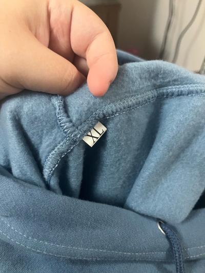 blue jesus loves you hoodie XL - Thumbnail 3