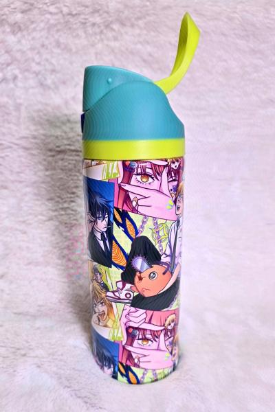 Chainsaw Man Anime 24oz Sip Free Water Bottle - Thumbnail 2