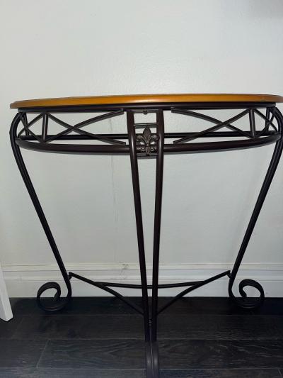 Demilune Entry Way Console Table - Thumbnail 2