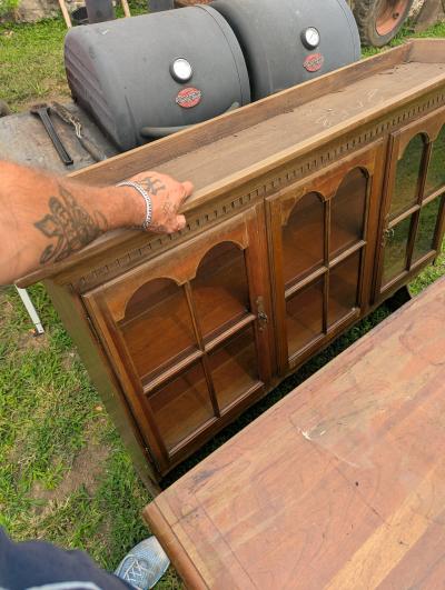 solid Cherry hutch - Thumbnail 8