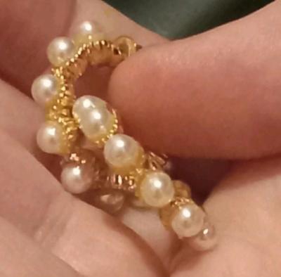 gold tone earrings - Thumbnail 6