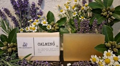 Calming Natural Homemade Soap Bar - Thumbnail 2