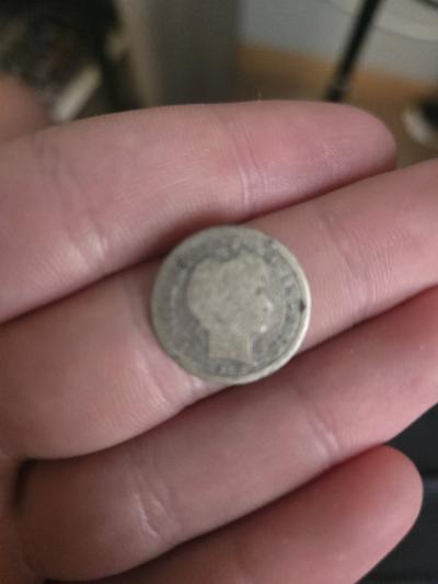 1916 silver dime - Thumbnail 2