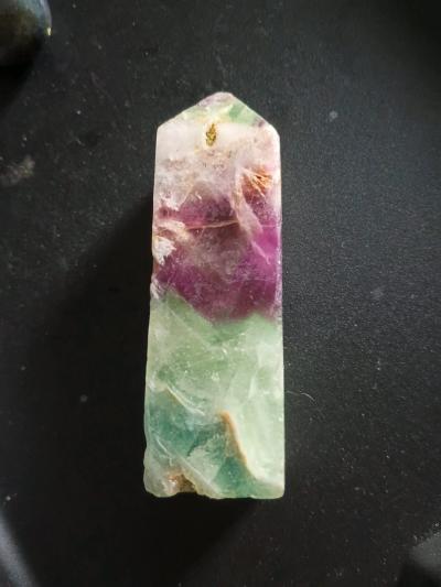 Natural  rainbow Fluorite crystal - Thumbnail 2