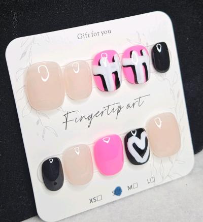 Handmade Stray Kids Hyunjin Maxident Nails Sized Small - Thumbnail 2