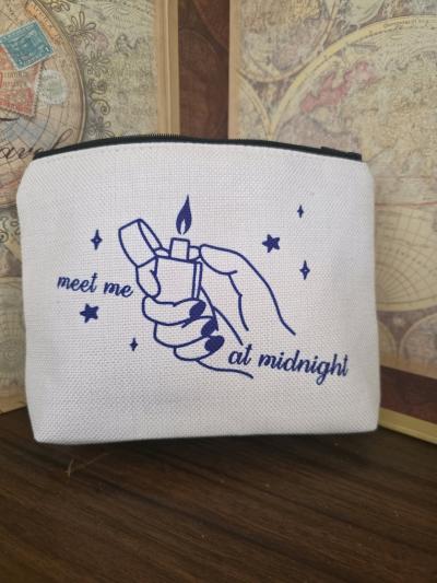 New meet me at midnight  makeup bag 9 x 7 in R1