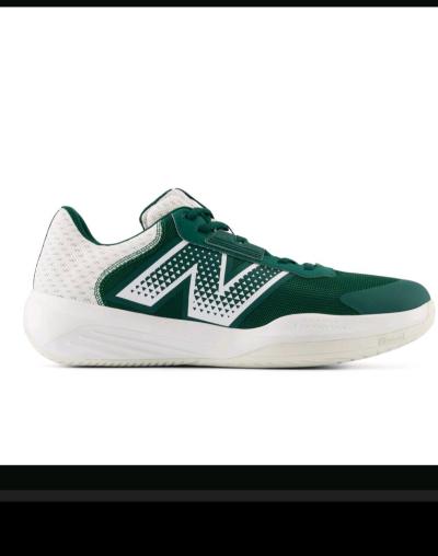new balance green and white shoes size 12