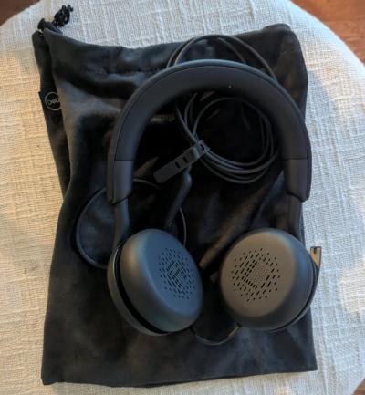 Dell Pro Wired Headset Active Noise Cancelling WH5024 Black