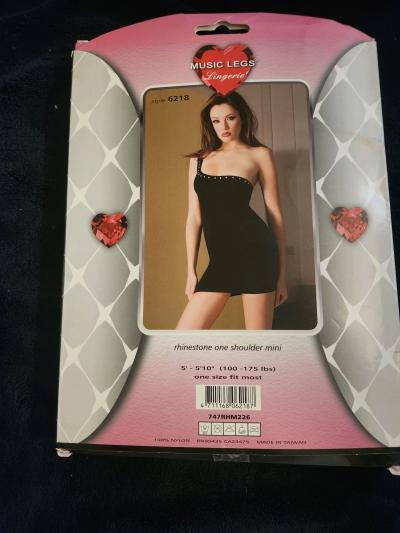 Womens Vintage Music Legs dress - Thumbnail 2