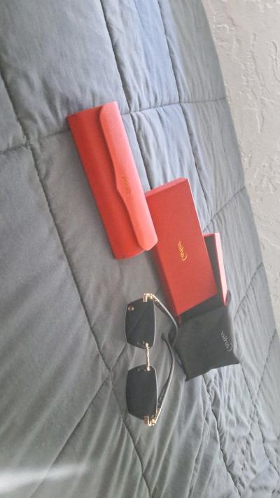 Cartier Panther rectangular sunglasses - Thumbnail 2