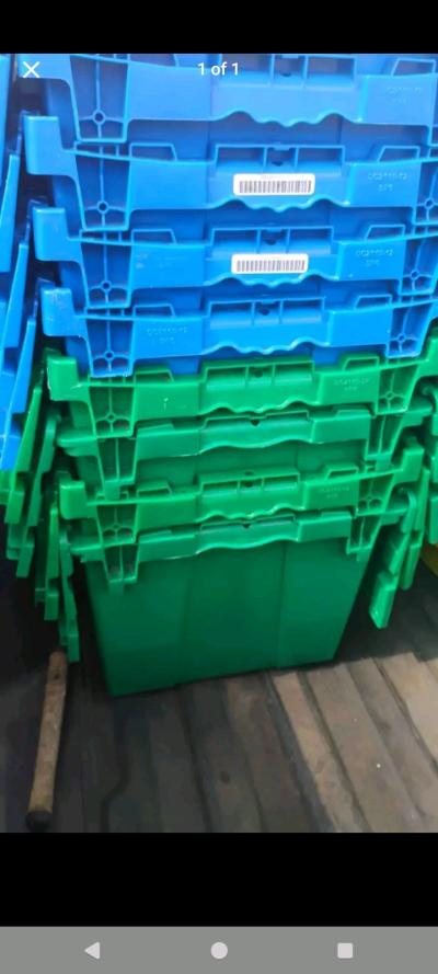 storage bin stackable crates multi purpose use - Thumbnail 5