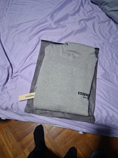 essentials fear of God hoodie size medium