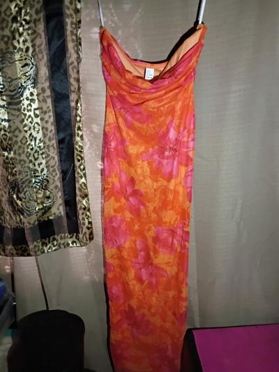 A Super Sexy Womans Small Long Dress