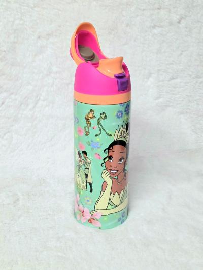 Princess Tiana and The Frog Water Bottle