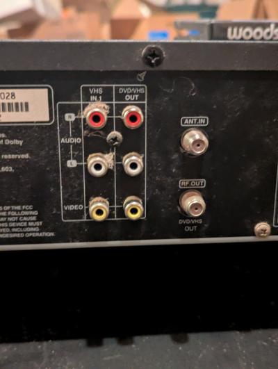 GoVideo Sonic Blue DVR4200 DVD player and 4head HiFi VCR - Thumbnail 5
