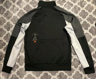 Nike Mens Black  Orange FullZip Jacket with Smile Print - Thumbnail 2