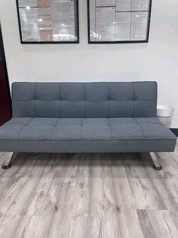 generic tufted convertible futon sofa - Thumbnail 2