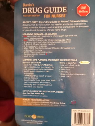 Daviss Drug Guide for Nurses thirteenth adition - Thumbnail 2