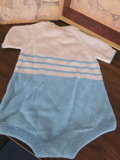 Vintage A Little Angel Soft Knit Baby Outfit 03 months R1 - Thumbnail 6