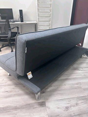 generic tufted convertible futon sofa - Thumbnail 3