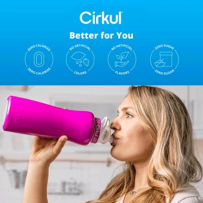 Cirkul Stainless Steel Water Bottle Starter Kit  Pink - Thumbnail 5