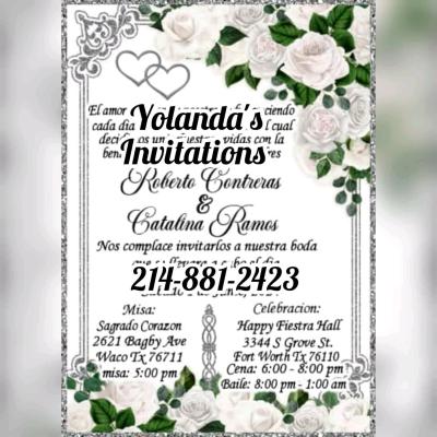 invitaciones para quinceaera o bodas o cualquier evento - Thumbnail 11