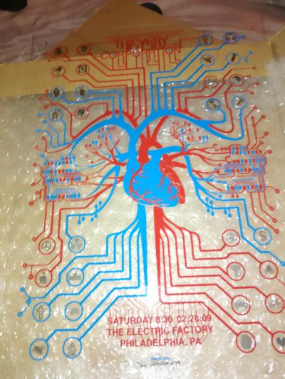 Thievery Corp 2009 Emek plexiglass print