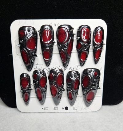 Handmade Stray Kids DominATE Inspired Nails Sized Medium