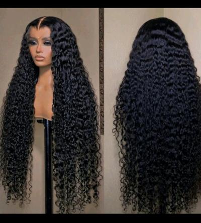 Luxury Deep curly lace front wig