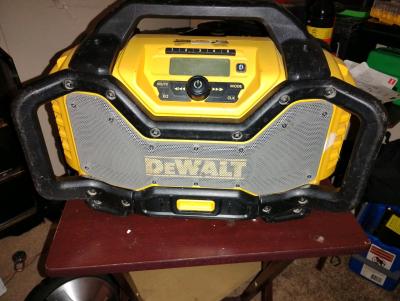 DeWalt radio charger combo Bluetooth worksite model