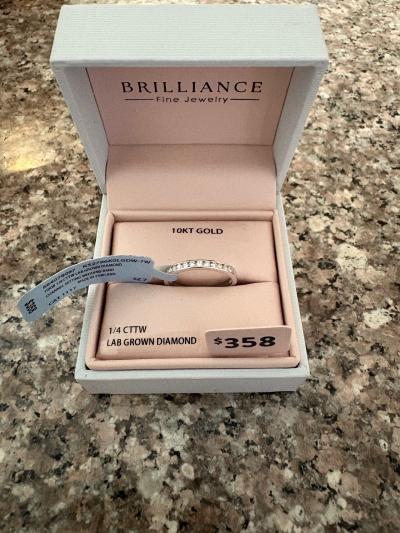 Brilliance Fine Jewelry 10K white Gold 14 CTW Lab Diamond Ch